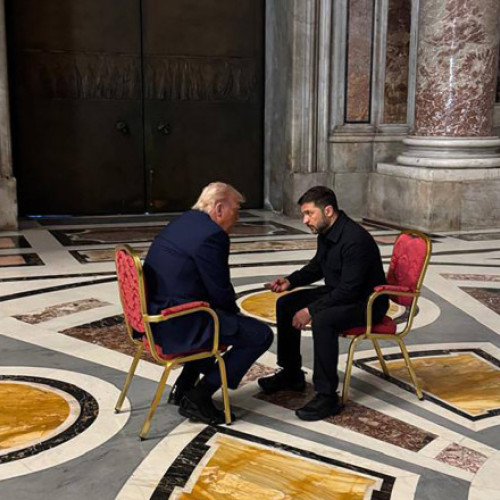 Discuție telefonică între Donald Trump și Volodimir Zelenski