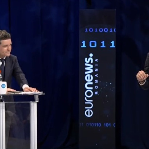 Prima dezbatere electorală între George Simion și Nicușor Dan