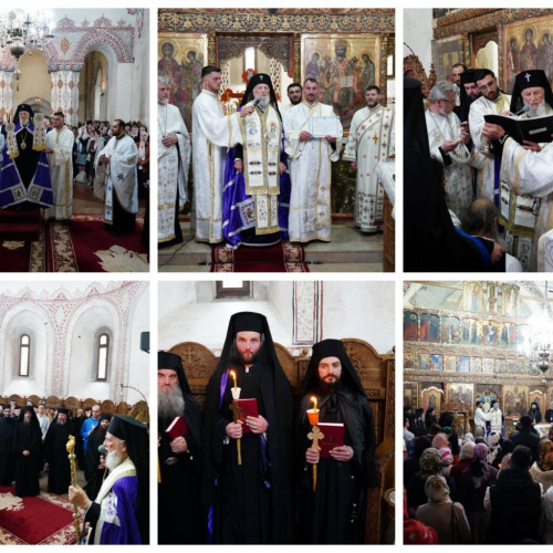 Slujba de tundere în monahism la Mănăstirea Stelea din Târgoviște