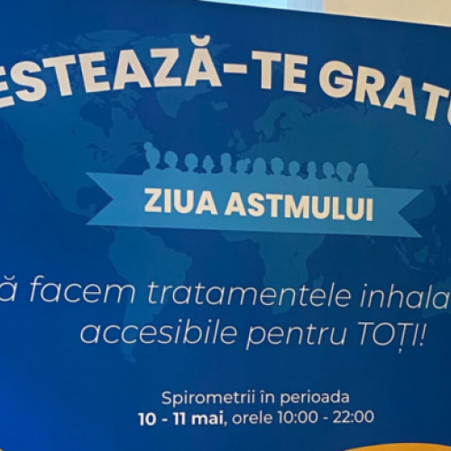 Ziua Mondială a Astmului: Sesiuni gratuite de spirometrii în București și Timișoara