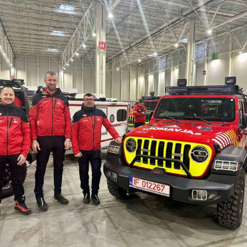 Autospecială destinată intervențiilor în zone montane extrem de dificile, adăugată Salvamont Dâmbovița!