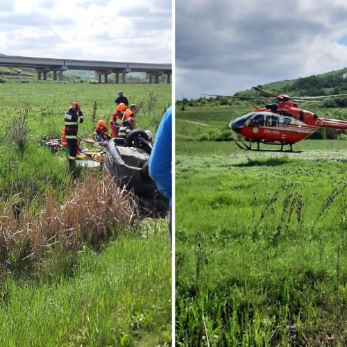 Accident rutier grav în Mihaiesti, județul Cluj