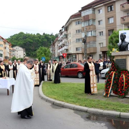 Inaugurarea pieței Cardinalului Iuliu Hossu la Dej