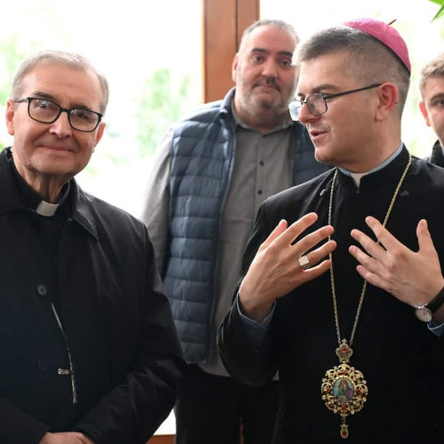 Episcopul din Brescia în vizită la Arhiepiscopia Majore din Blaj