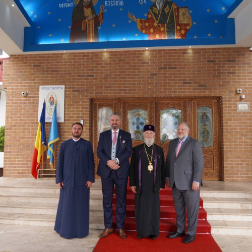 Vizita delegației americane la Arhiepiscopia Târgoviștei
