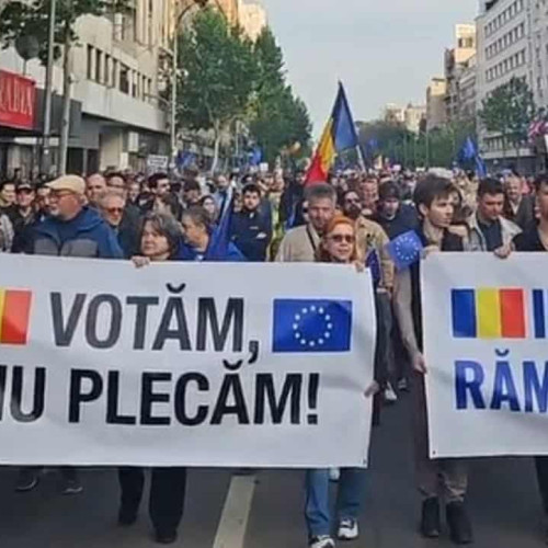 Mitinguri Pro-Europa în București și Alte Orașe din România