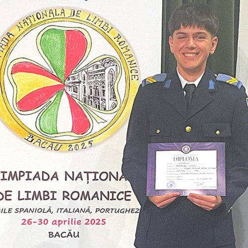 Elev de la Colegiul National Militar din Alba Iulia, premiat la Olimpiada de Limba Italiana