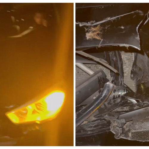 Accident pe autostradă cu Culita Sterp implicat