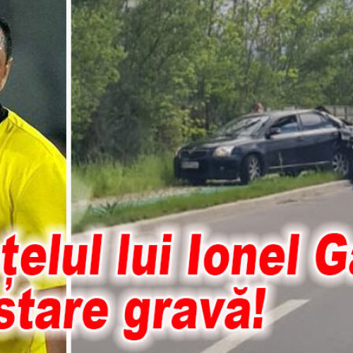 Baietelul lui Ionel Ganea, în stare gravă după un accident