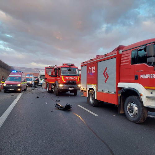 Accident rutier pe Autostrada A10