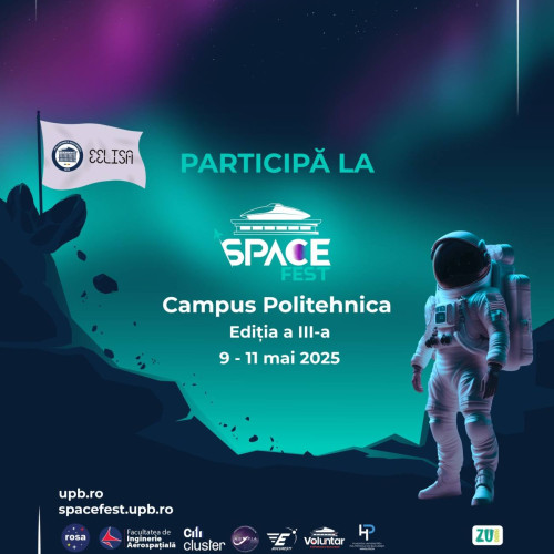 Societatea Astronomică Română de Meteori participă la POLI SpaceFest 2025