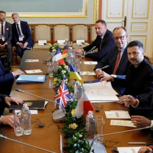 Liderii europeni s-au întâlnit la Kiev pentru discuții cruciale