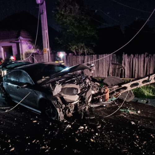 Accident rutier în localitatea Lancram