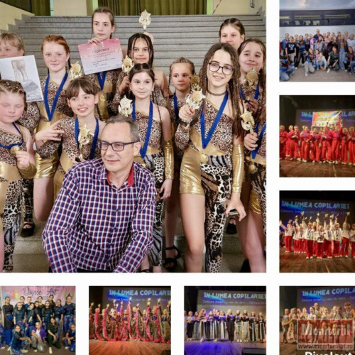 Botoșani se evidențiază prin succesul trupei de dans copii