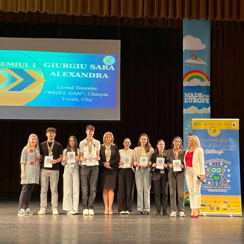 Tineri din Gorj se evidențiază la concursul "Made for Europe"