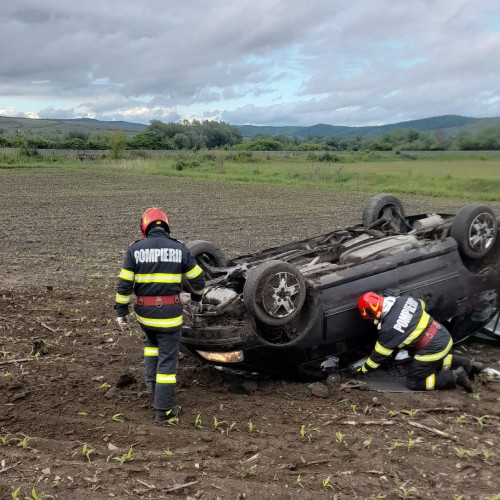 Accident rutier pe DJ 107 între Jidvei și Balcaciu