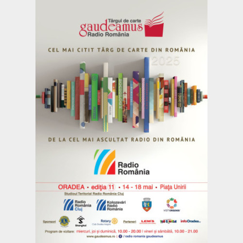 Târgul de carte Gaudeamus Radio România, în Piața Unirii din Oradea