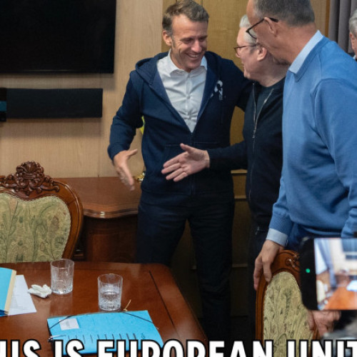 Macron răspunde la acuzațiile false despre consumul de droguri în timpul vizitei la Kiev