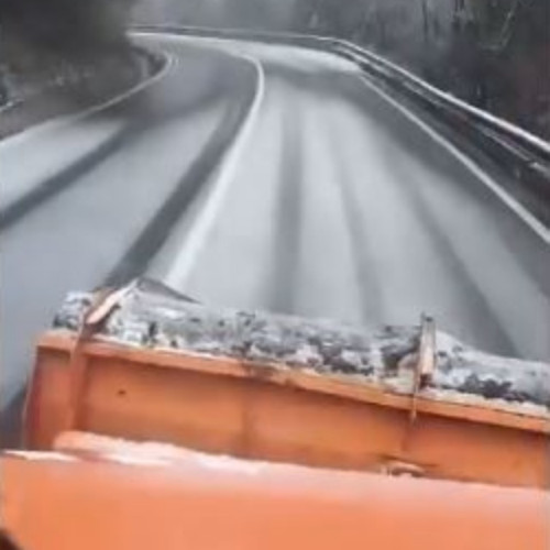 Condiții de iarnă în Harghita: Atenție la volan