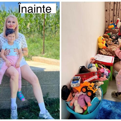 Rocsana Contras îndeplinește visul unei fetițe din Mociu