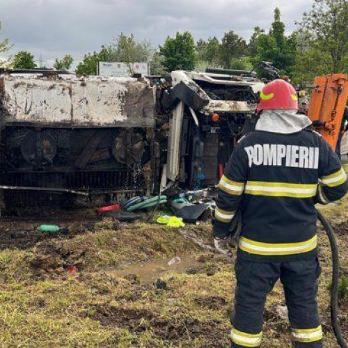 Accident grav la ieșirea din oraș