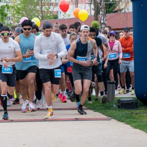 Câteva sute de studenți și medici au participat la crosul Medic de 10 km în Cluj-Napoca