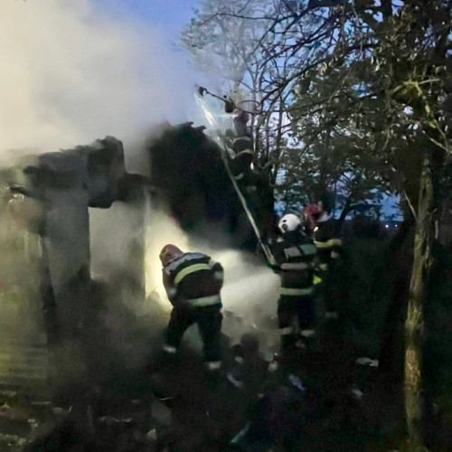 Intervenție rapidă a pompierilor în Tudor Vladimirescu