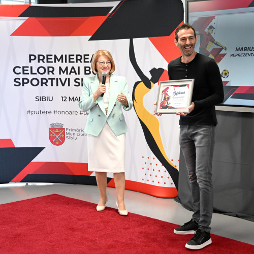 Primăria Sibiu a premiat cei mai buni sportivi și antrenori