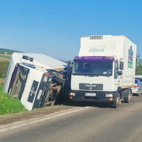 Accident rutier pe drumul național Botoșani-Dorohoi