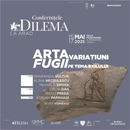 Conferințele Dilema revin la Arad pentru o nouă ediție dedicată exilului