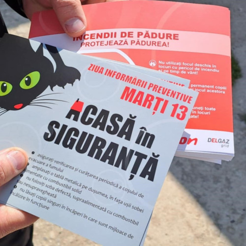 Campanie de informare împotriva incendiilor în cartierul Văleni