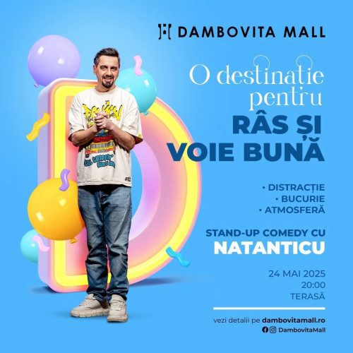 Dambovita Mall te invită la o seară de umor