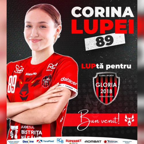 Corina Lupei, jucătoare importantă în echipa națională de handbal