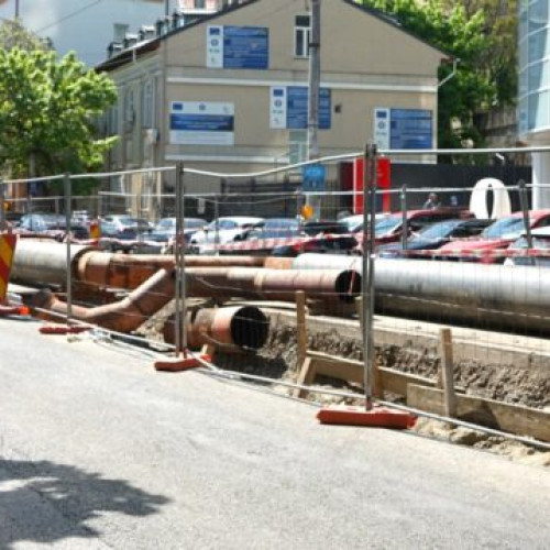 Un nou tronson de conductă modernizată de termoficare pe Bd. Ion Mihalache
