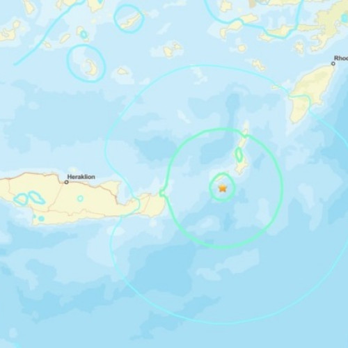 Cutremur puternic în Creta, Grecia