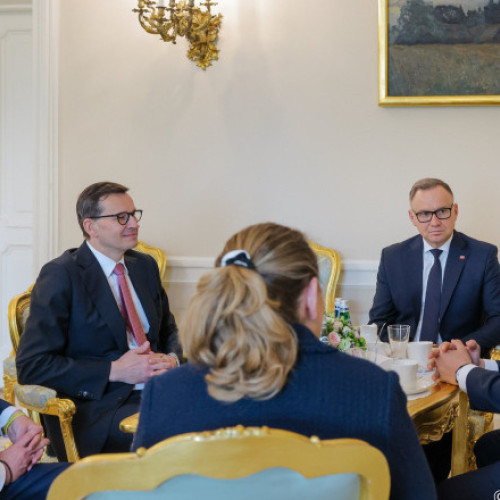 George Simion, întâlnire cu președintele Poloniei, Andrzej Duda