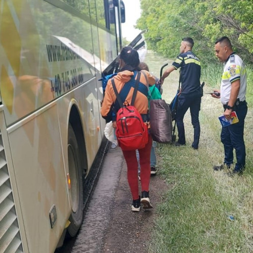 Polițiștii din Vrancea demonstrează solidaritate în trafic