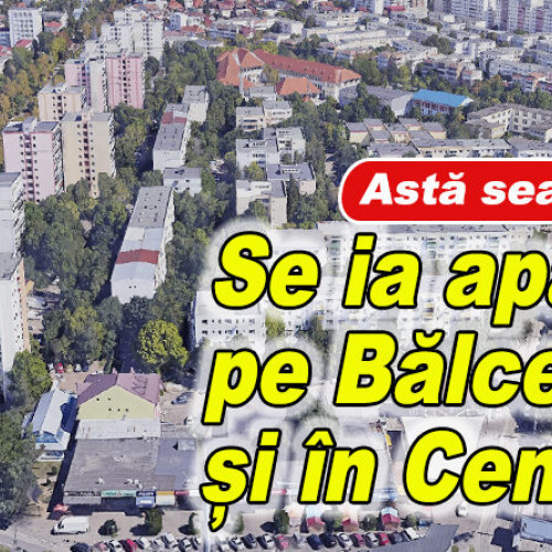 Alimentarea cu apă întreruptă în zona Bd. N. Bălcescu