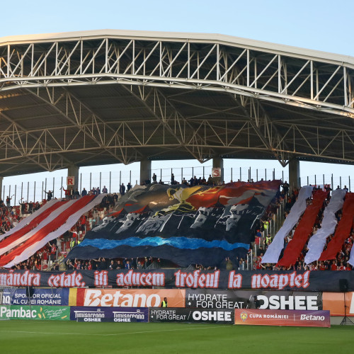 FC Hermannstadt, condusă la pauză în finala Cupei României