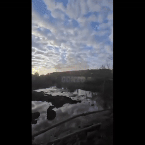 Atac ucrainean asupra unui pod din regiunea Kursk, surprins în imagini