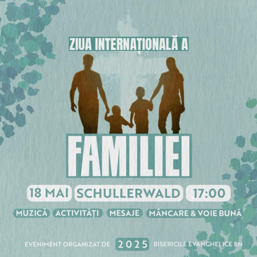 Bisericile din Bistrița organizează o zi specială dedicată familiei