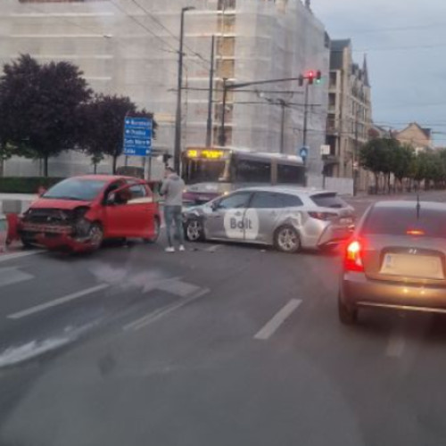 Accident rutier în centrul Clujului