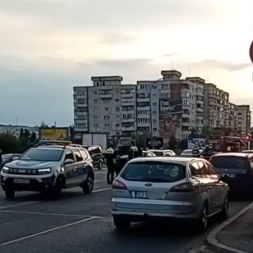 Accident rutier pe Calea Floresti în Cluj-Napoca