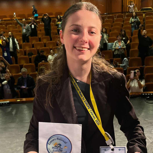 Eleva de la Colegiul Național "Titu Maiorescu" Aiud obține mențiune la concursul "Made for Europe"