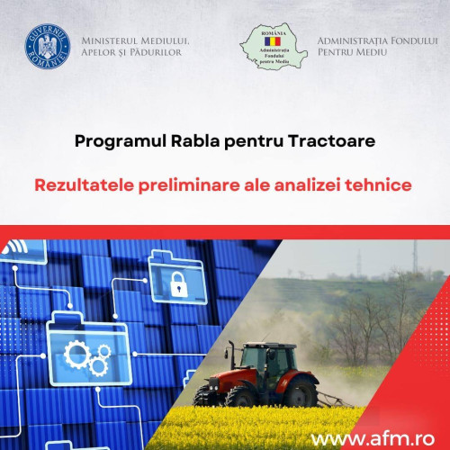 Anularea sesiunii Programului Rabla pentru Tractoare din cauza blocajelor tehnice