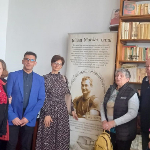 Inaugurarea Salii de carte prof. Iulian Mardar în Rogojeni
