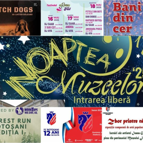 Weekend cultural plin la Botoșani