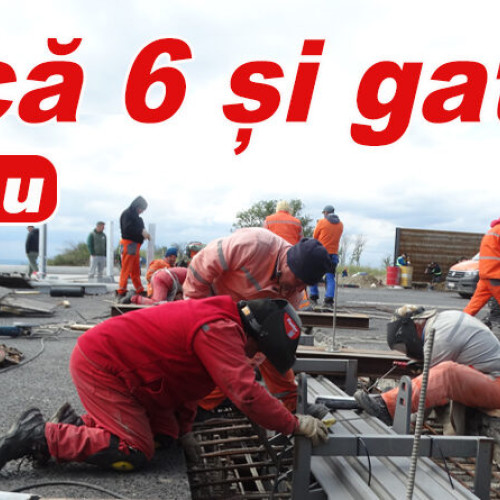 Podul uriaș de pe autostrada A7 aproape de finalizare