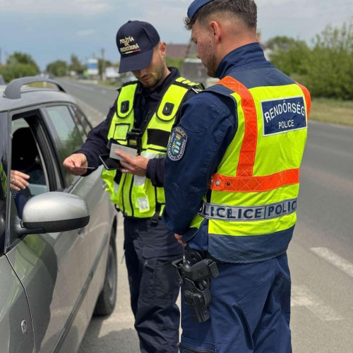 Acțiune comună între polițiștii de frontieră români și maghiari