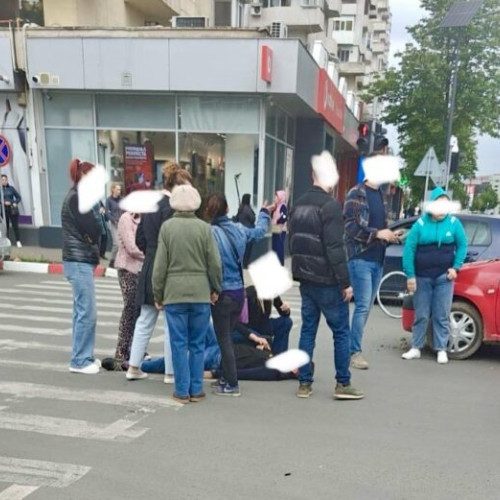 Accident rutier în centrul Focsaniului